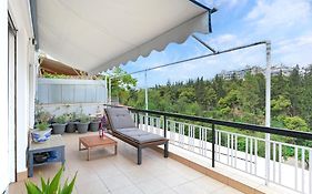 Central Pagrati Apartment With Park View Balcony - Opp Pangrati Grove
